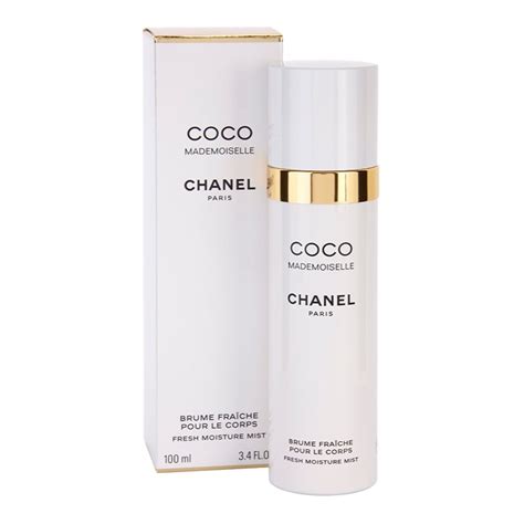 chanel body oil spray|Chanel mademoiselle body mist.